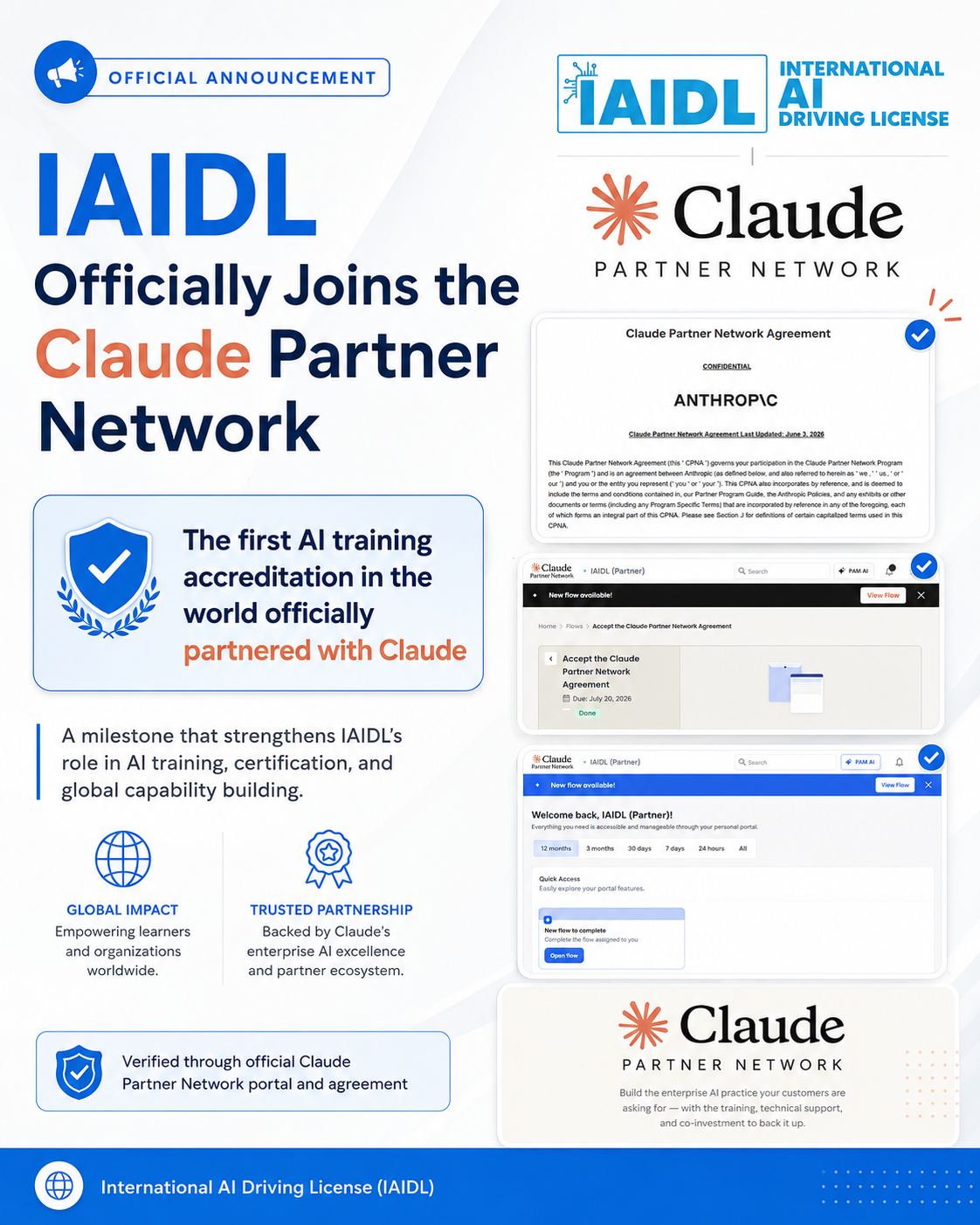 IAIDL officially joins the Claude Partner Network